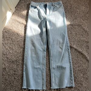 Zara Light Blue wide Leg Jeans
